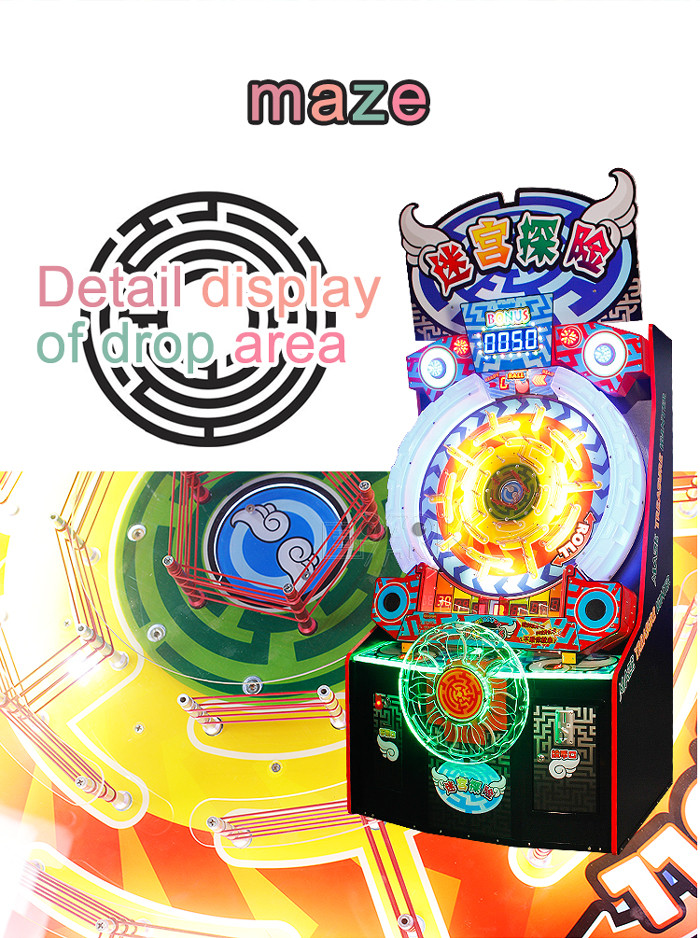 240W Labyrinth Explorer Lottery Redemption Machine Coin Operated