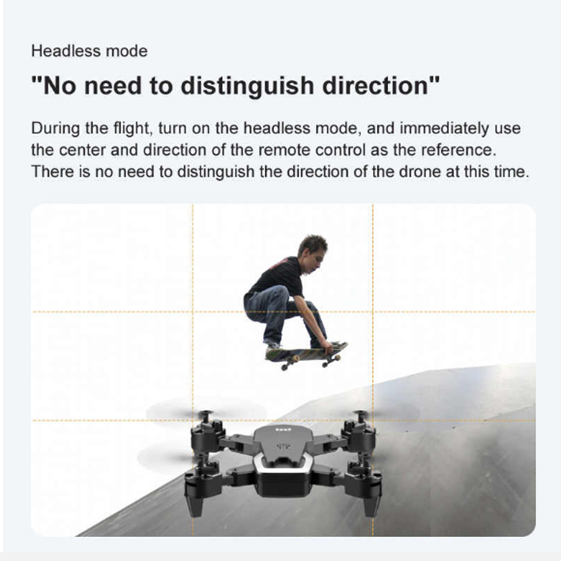 FPV HD Camera 2000mAh Headless Foldable RC Helicopter