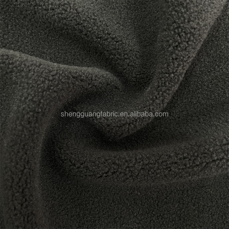 100% Polyester Polar Fleece Fabric Super Soft Knit Double Side Brushed Anti Pilling
