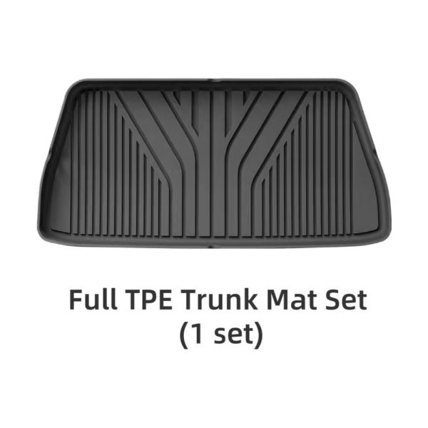 MPV Accessories for BYD Xia M9 High Quality TPE Rear Trunk Mat Anti-Slip Rubber Cargo Liner Interior Kits for New Energy