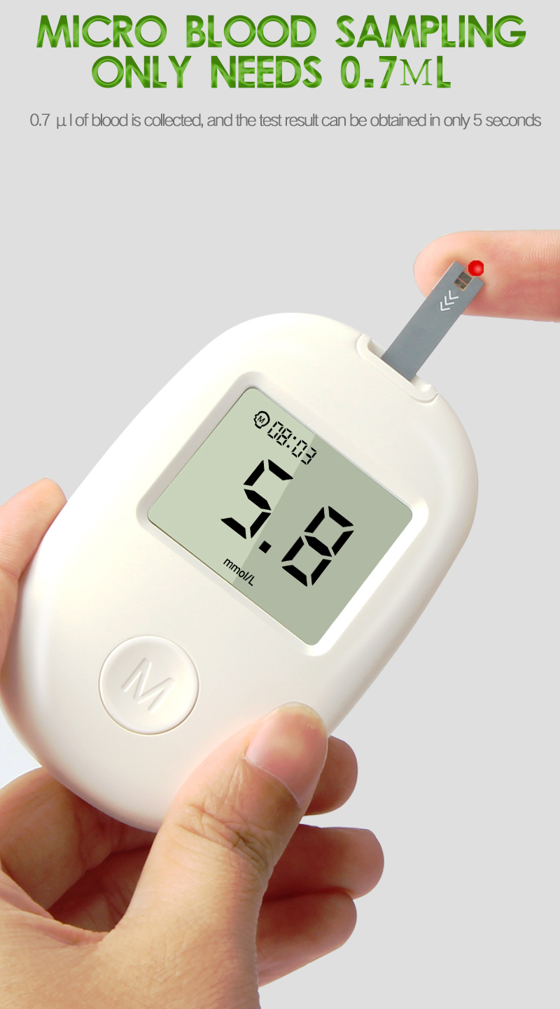 Best Qwality Safe-accu Glucometer With Test Strips Electronic Digital Blood Glucose Meter