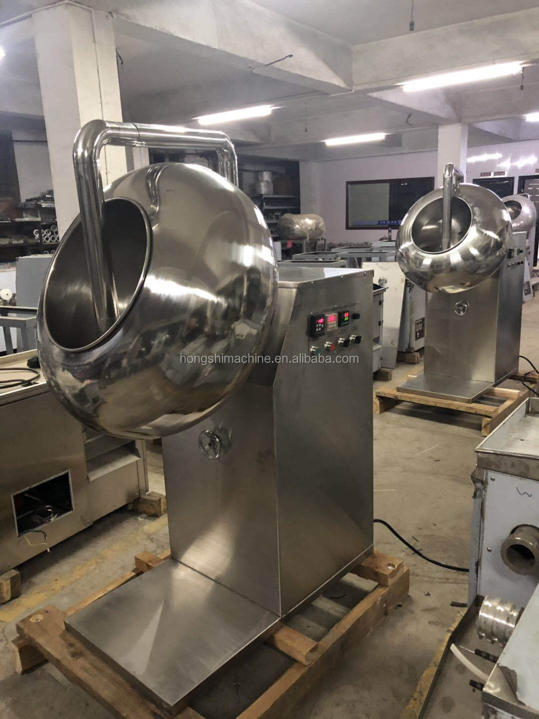 Stainless steel peanut coating machine/chocolate panning machine