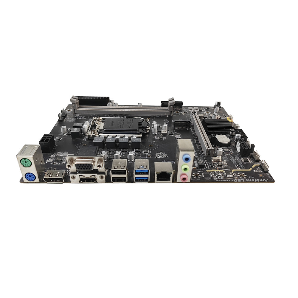 PCWINMAX H510-Plus LGA 1200 Micro-ATX DDR4 Single M.2 VGA HD DP Output PCIe 4.0 Motherboard Support 10th 11th Gen i3 i5 i7 Processors