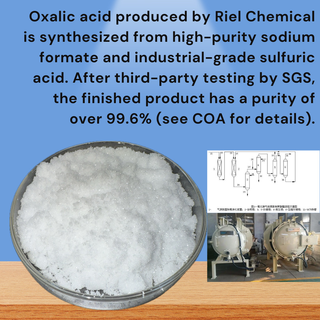 Highly Purified C2H2O4 Oxalic Acid Soluble In Water for Chemical Industry