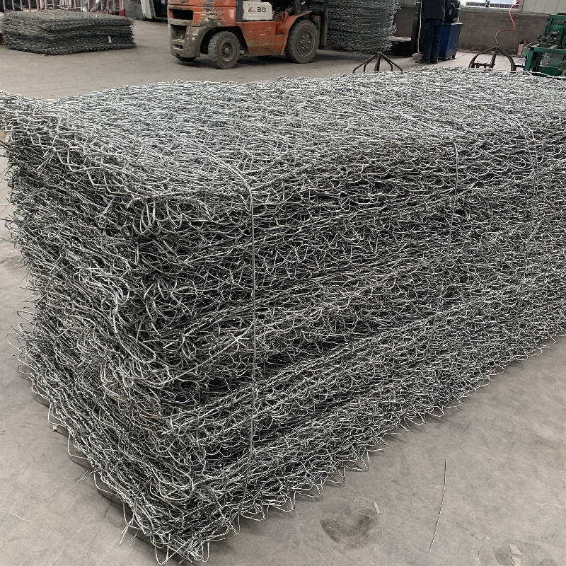 Galvanized Gabion Box Wire Mesh Fence for Stone Retaining Wall in Customized Color