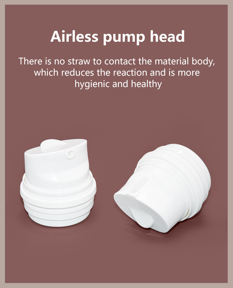 50ml 150ml Airless Pump Bottles Pp Skincare Cosmetic Packaging Pcr Container