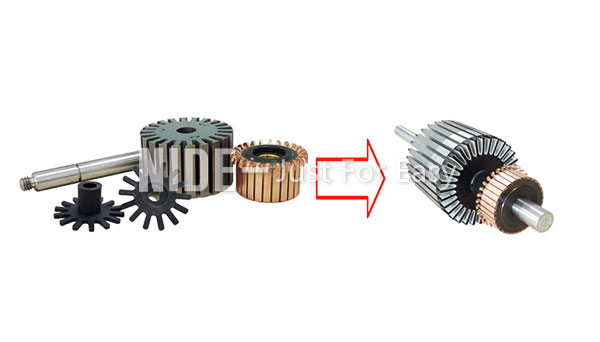 Automatic-armature-pressing-machine-for-end-cover-shaft-and-commutator