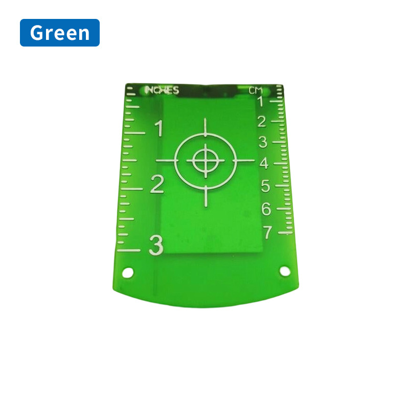 6 PCS Magnetic Inch-cm Leveling Board Target Plate Card For Laser Lines Horizontal & Vertical Distance Measuring Tools