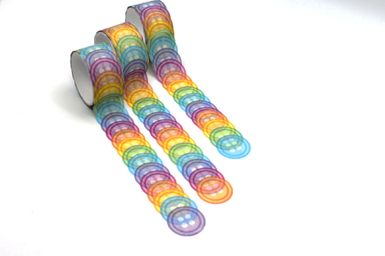 CMYK Self Washi Paper Decoration Custom Printed Stickers Washi Tape
