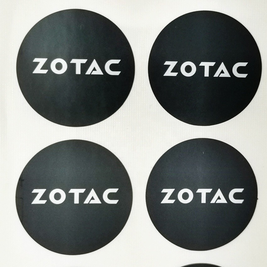 Flexible Circle Round Adhesive Stickers Custom Logo Sticker Labels SAS