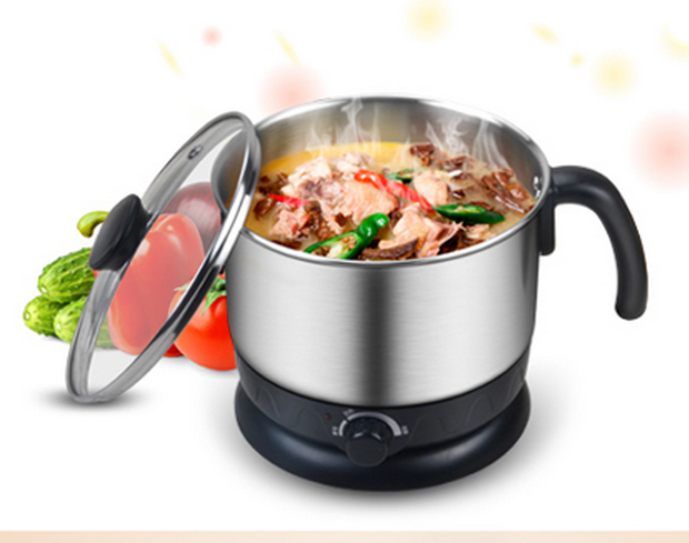 Low Noise Multifunction Electric Pot Food Grade Portable Electric Cooking Pot
