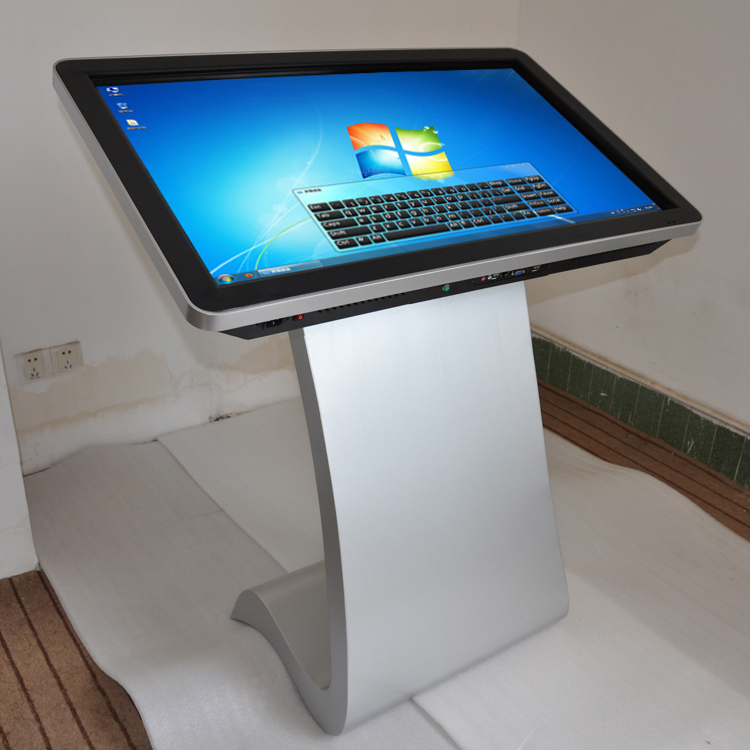 50" 49" inch TFT LED alone stand interactive self-service terminal PC kiosk