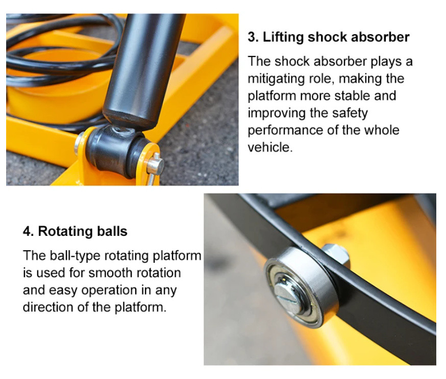 2 Ton Spring Activated Lift Table Platform