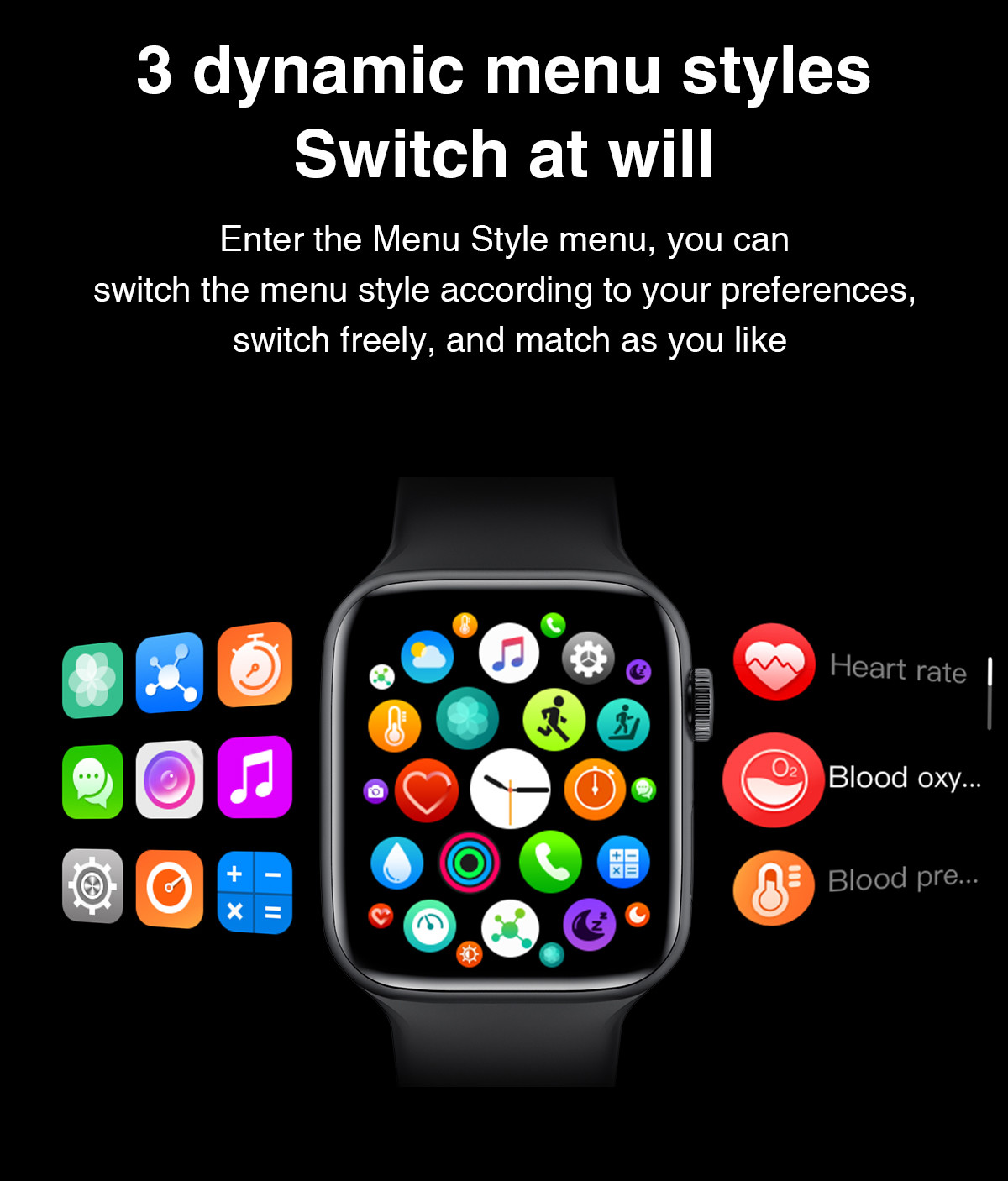 HW22 Ble Call Heart Rate Monitor Watch Smart Watch IWO 12Pro