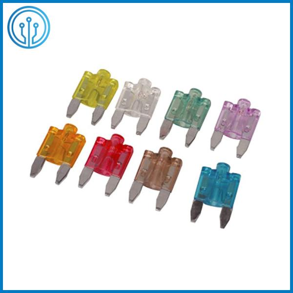 ISO 8820 LED Indicator Multi Color PA66 Auto Blade Fuses Tan Mini 30 Amp Car
