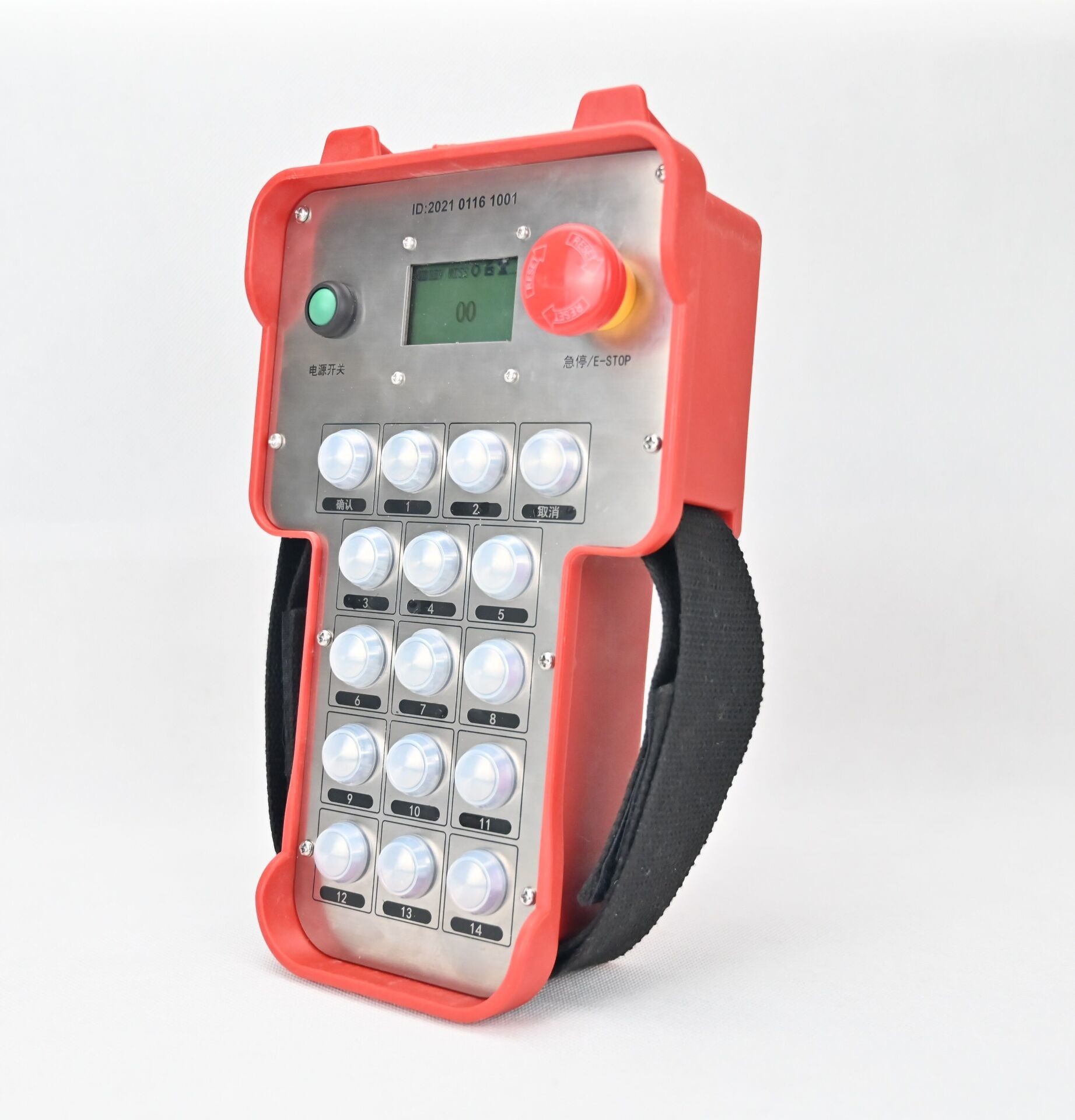 14 Buttons 433MHz AGV Remote Control , CE Industrial Remote Controller