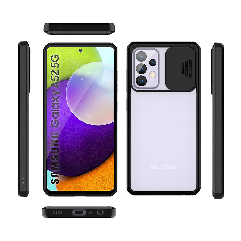 Shockproof Mobile Phone Covers TPU Acrylic Hybrid High Clear Airbag Corners Camera Cover