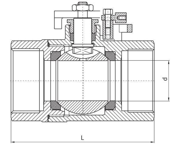Handle Type Spring Return Stainless Steel Ball Valve
