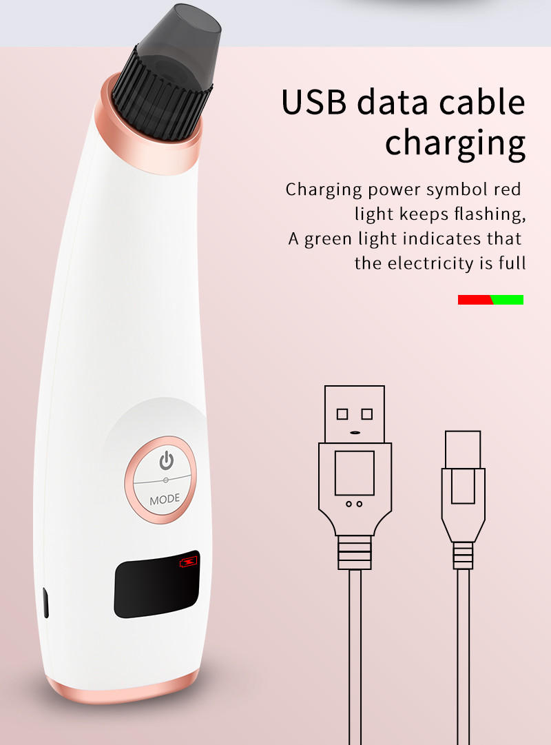 Suction Pore Cleaner Blackhead Extraction Machine Portable Electronic Multi Function