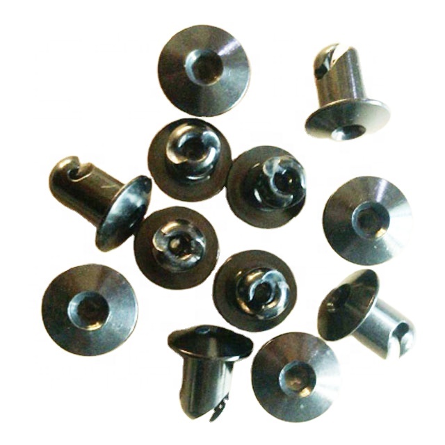 Universal Car Fitment Custom-made Aluminium Dzus Allen Head Button Quarter Turn Fasteners 7/16" .500 Black at Affordable