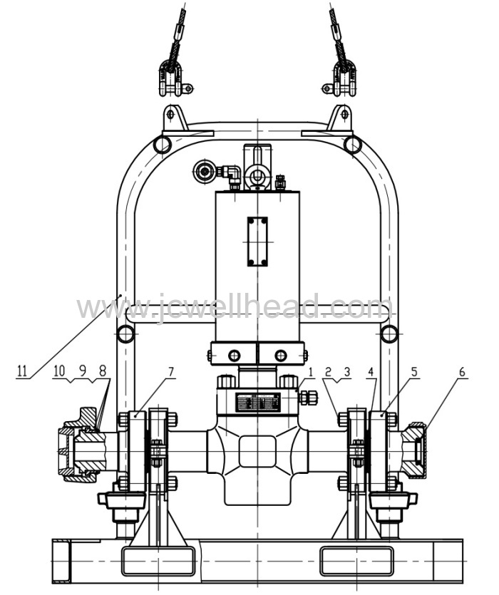 2 1/16" Surface Well Testing Equipment SSV Emergency Shut Down Valve With ESD Control Panel