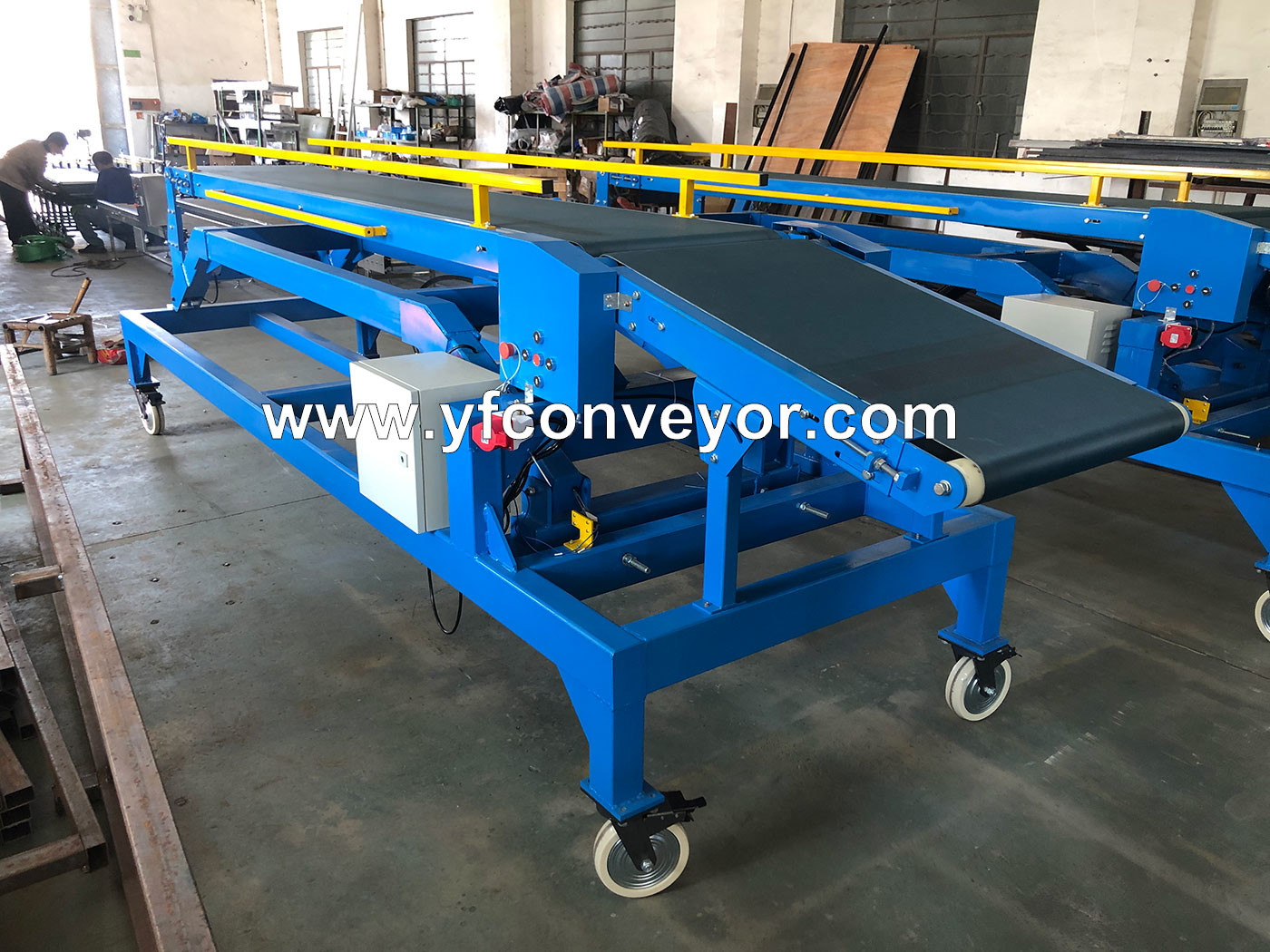 Truck Loading Conveyor Machine ,PVC Belt Conveyor