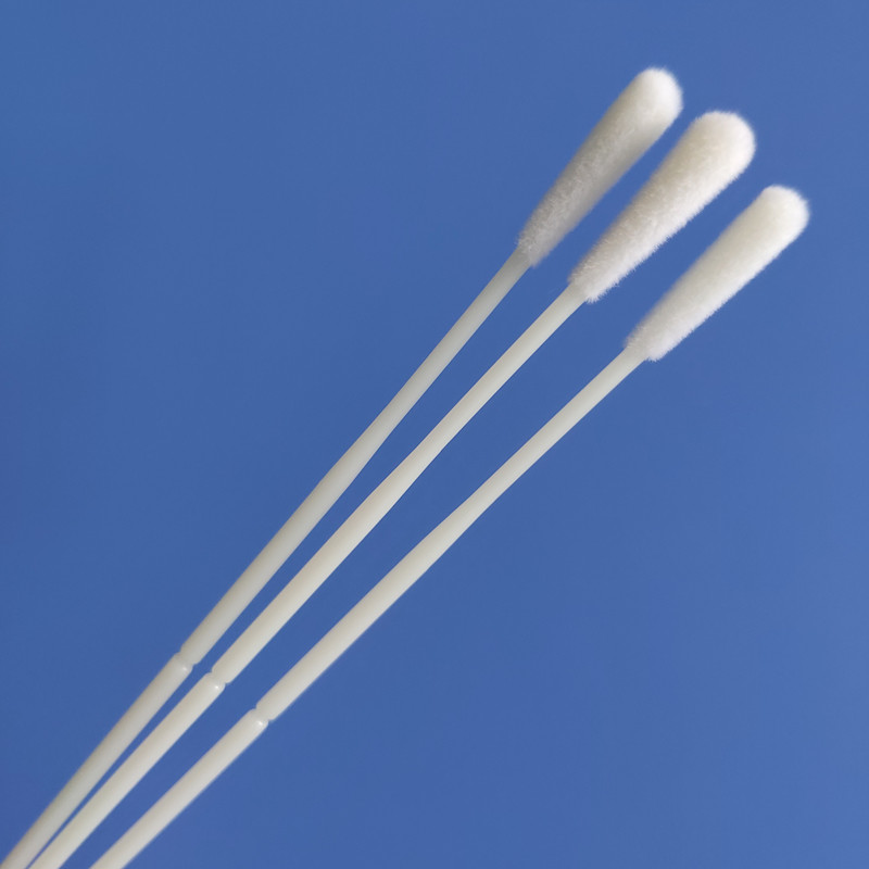 ABS Handle Nylon Flocked Nasopharyngeal Swab For Influenza