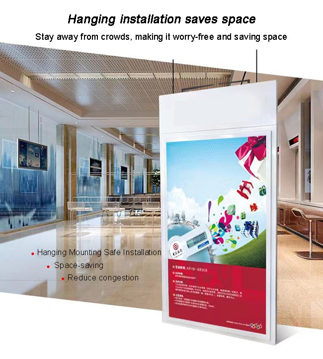 Window Facing Display Storefront 3000nits Sunlight Readable Smart LCD Monitor Vertical Digital Signage Commercial TV Ads Screen