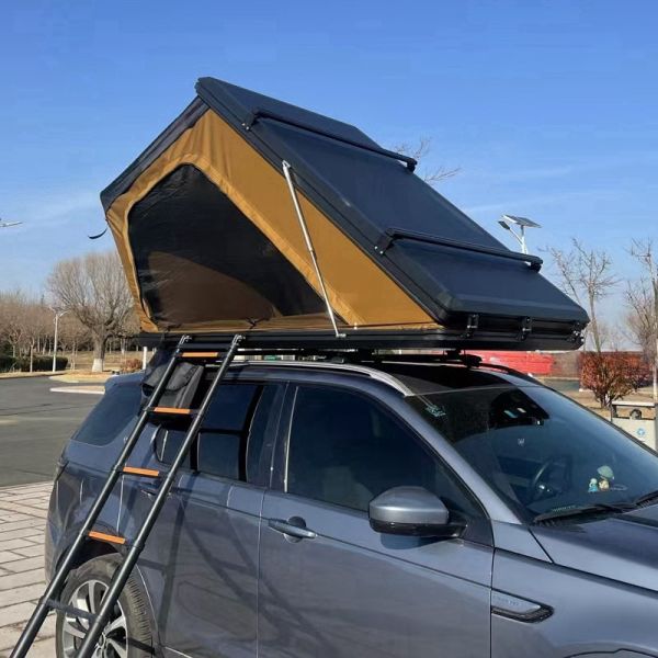 Aluminum Hard Shell Rooftop Tent 210x132x140cm 320G Polyester