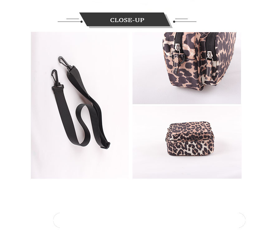 Waterproof Women Zippered Polyester Crossbody Bag