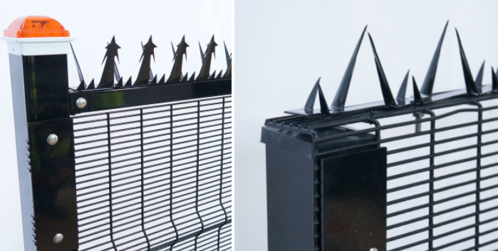 Powder Coated / Hot Dip Galvanized 358 Mesh Fence For Stadium