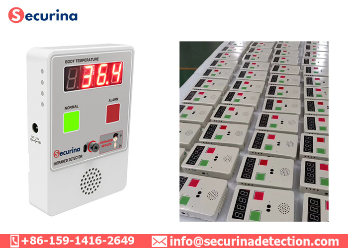 Voice Broadcase And LED Alarm Portable Body Temperature Thermal Scanner Box with CE, FCC certificates
