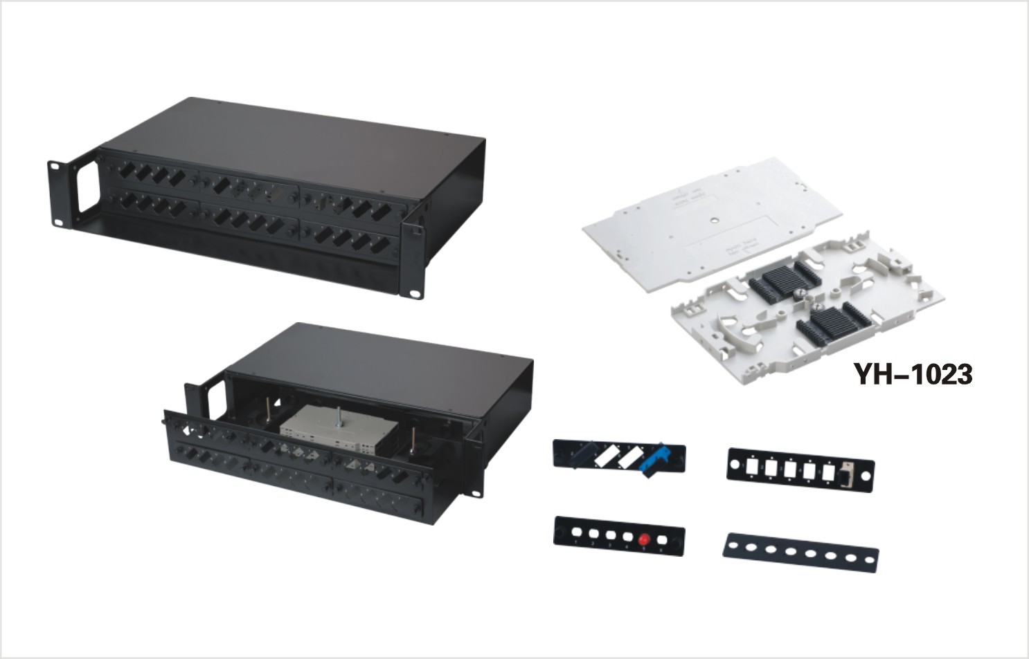 Fiber Optic Patch Panel for FTTH and FTTC project with good price YH24