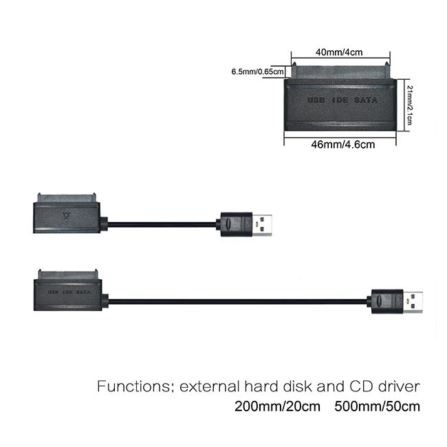 20cm USB3.1 SATA Extension Cable