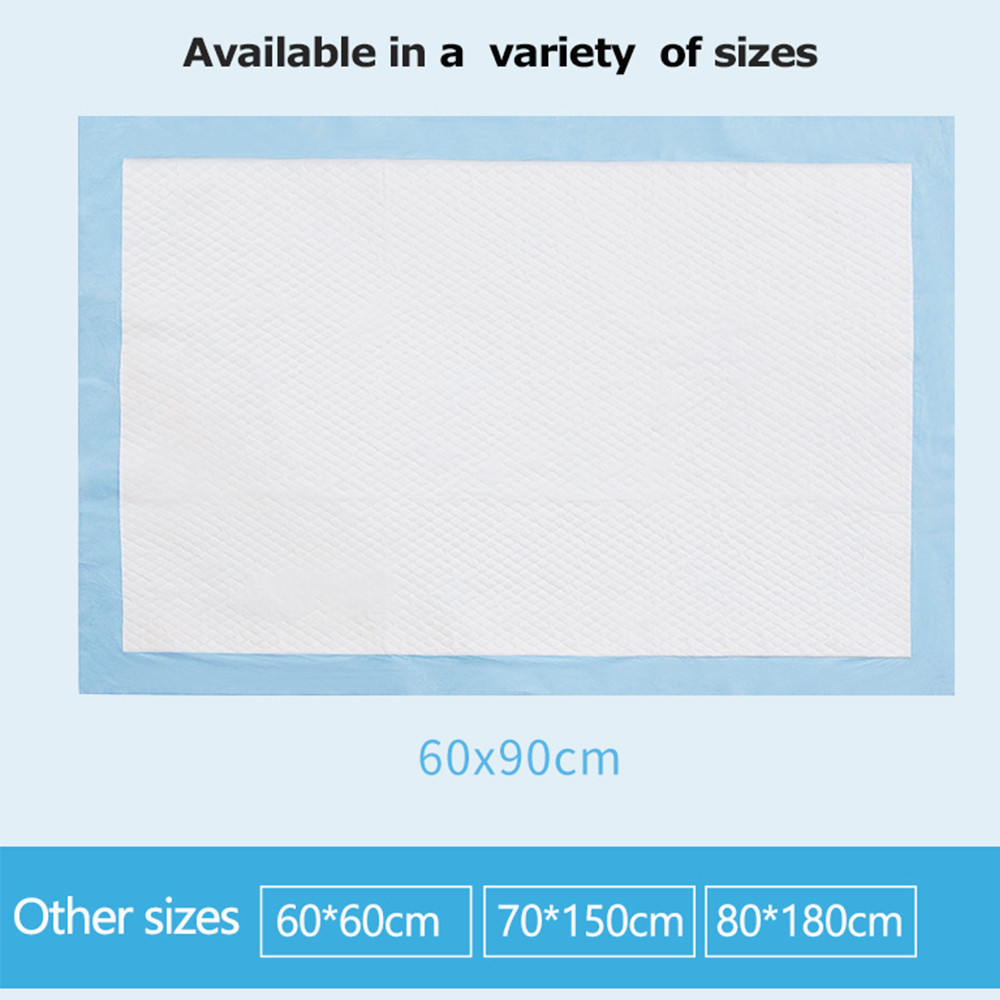 Ultra Soft Topsheet Disposable Hospital Bed Pads SAP PE Film Layer