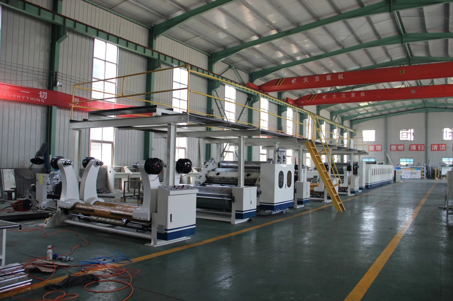 380V Cardboard Carton Production Line For Double Wall 3 5 7 Layer Corrugated Box