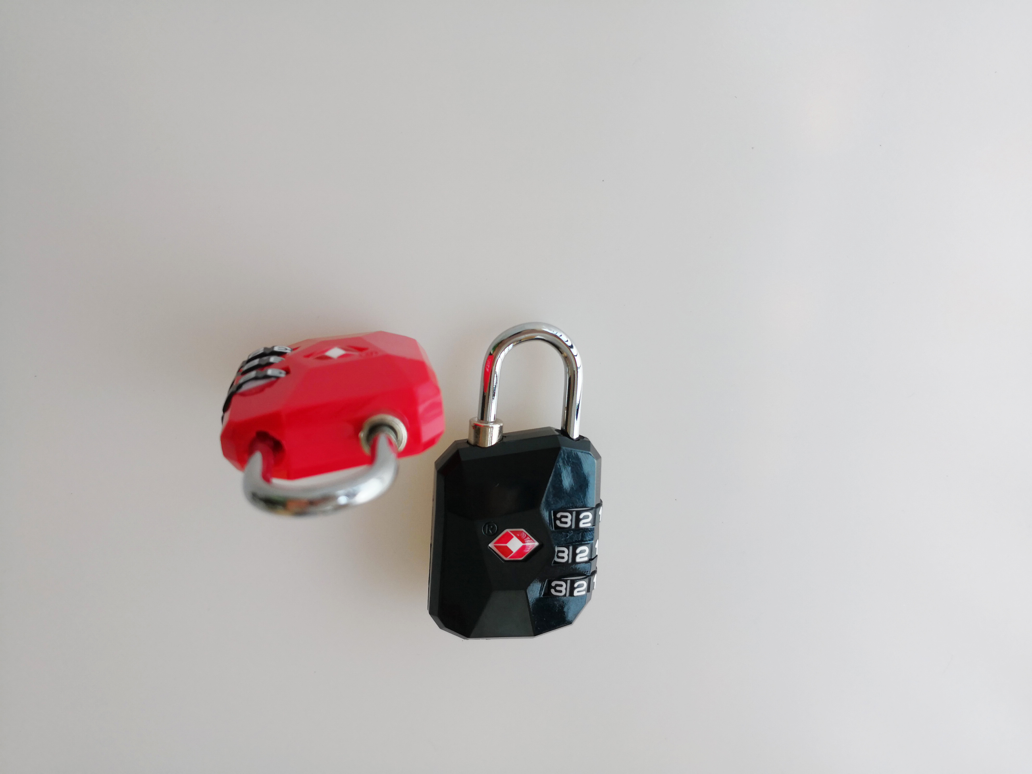 TSA Approved Combination Lock / PC Body 3 Dial Combo Lock For Luggage Bag