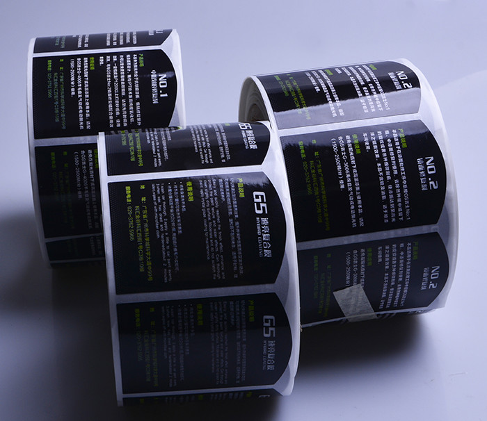 Manufacturer Custom adhesive plastic roll labels stickers for Packaging