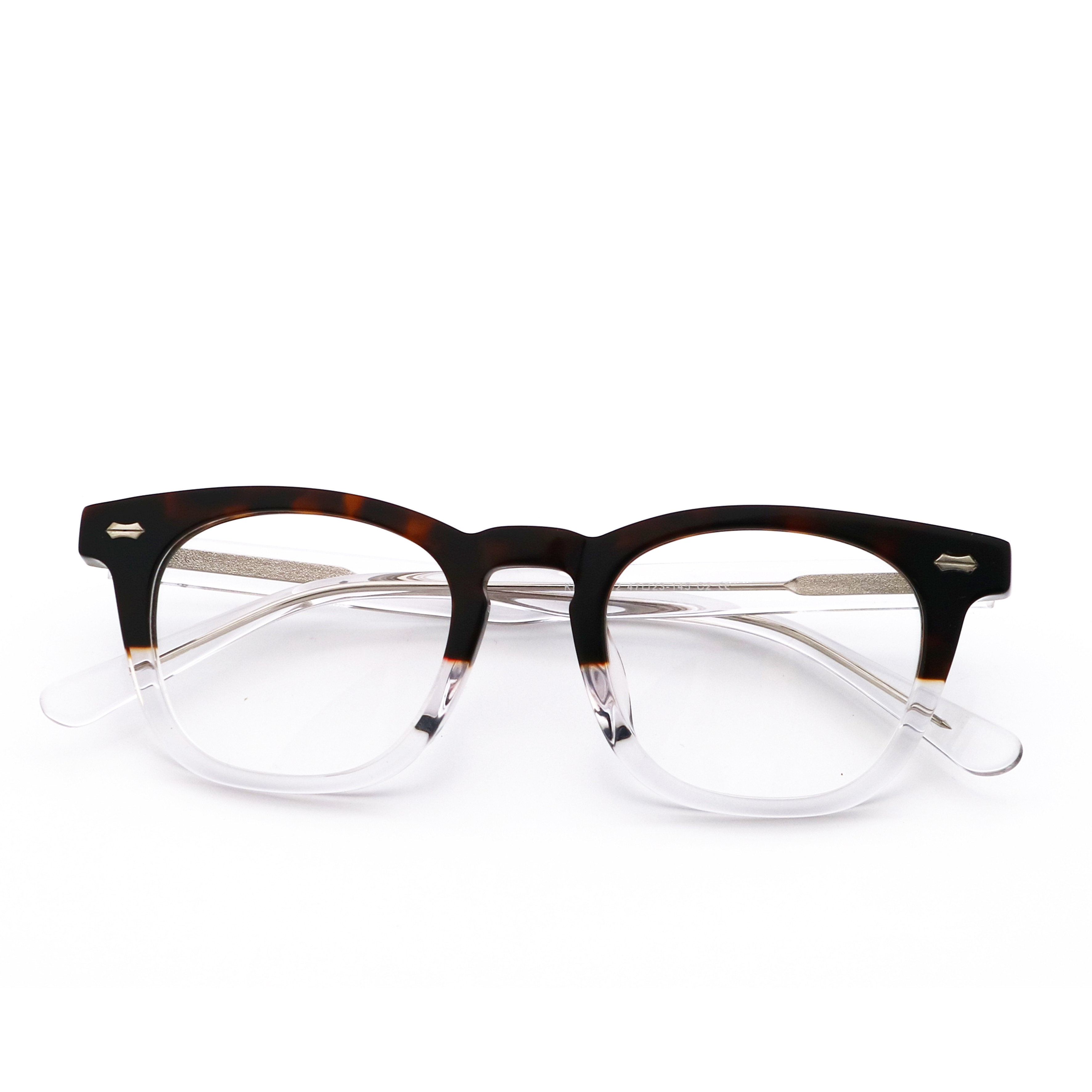 Titanium Thin Thick Acetate Glasses Frames MR 98052