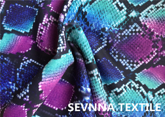 Interlock Knit Patterned Stretch Leggings Fabric Waterproof Colorado Activewear Apparel