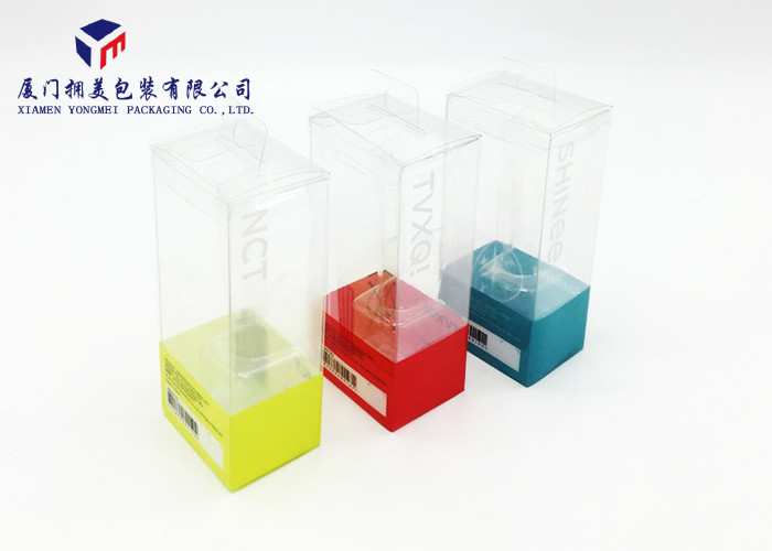 12.5cm Height Eco Friendly Rectangle Shape Hard Plastic Box Packaging For Keyring