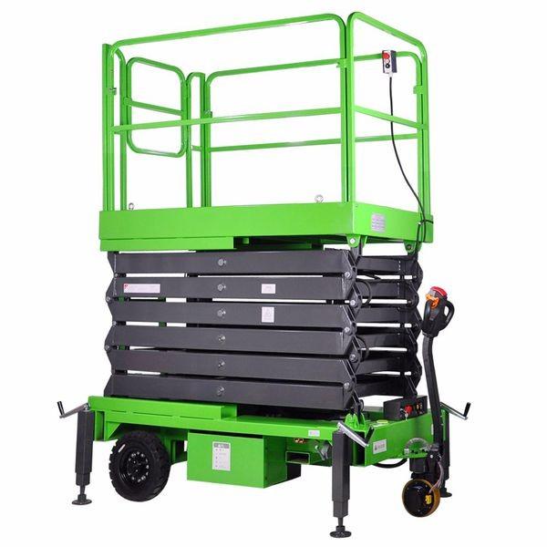 Quality 14M Small Electric Scissor Lift With Motorized Device Loading Capacity At 450Kg for sale