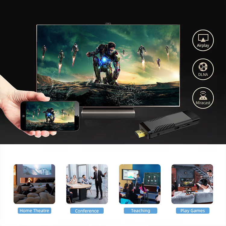 Android 10 Smart Android TV Stick Customized Logo 4K HD 2/16gb Dongle