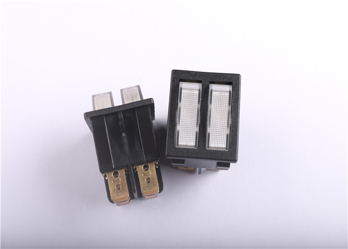 R-210-DR0L-BBR Button Dpdt Momentary Rocker Switch Waterproof 16a 250VAC