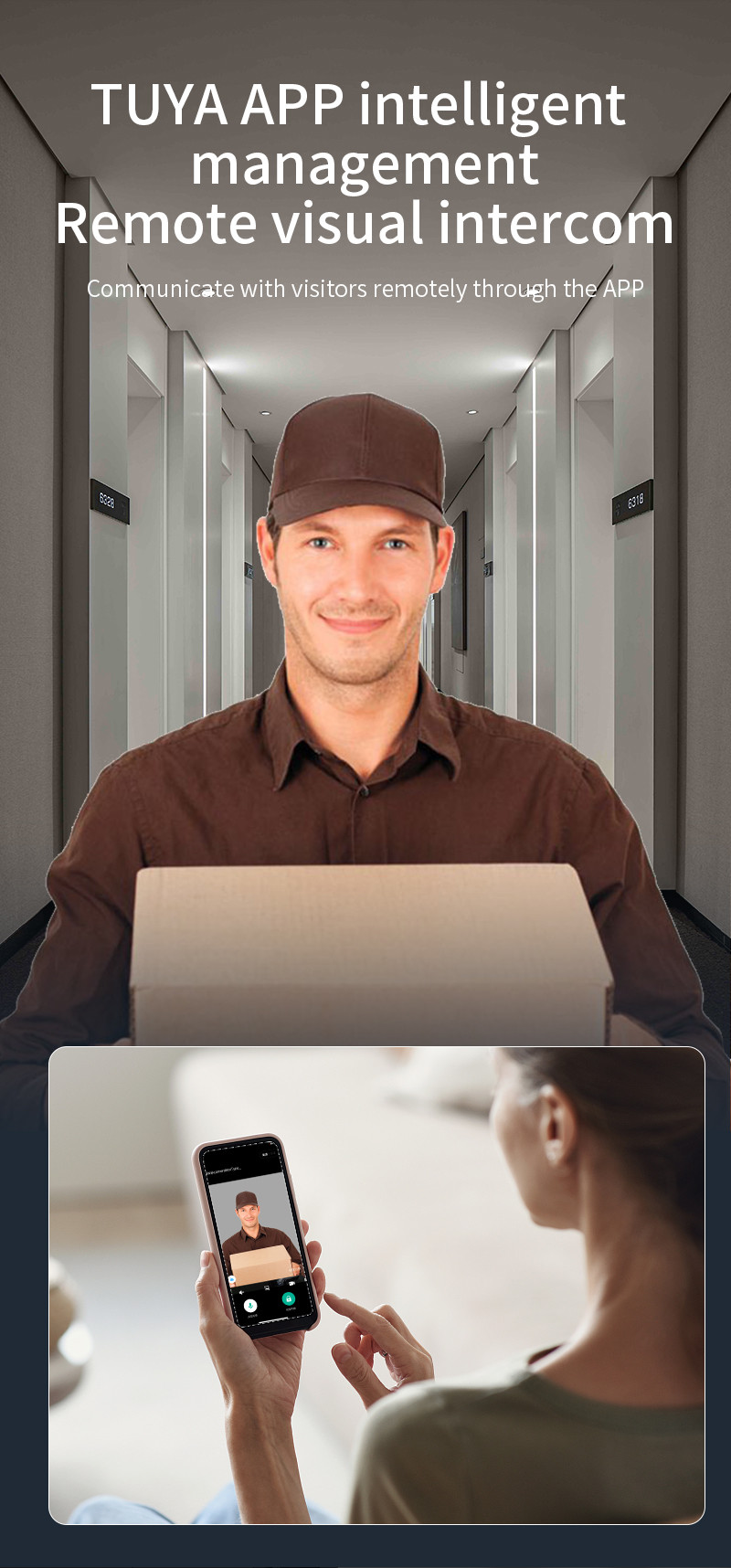 Active Video Calling Camera Door Lock Smart Password Lock