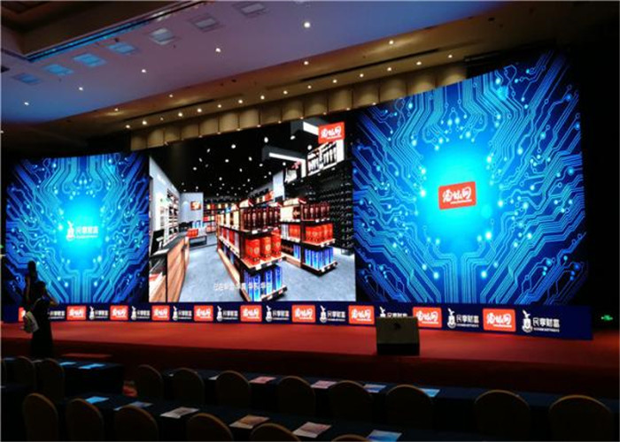 P3.91 Stage Rental LED Display front and rear service protection corner 500x500mm cabinet 3840Hz