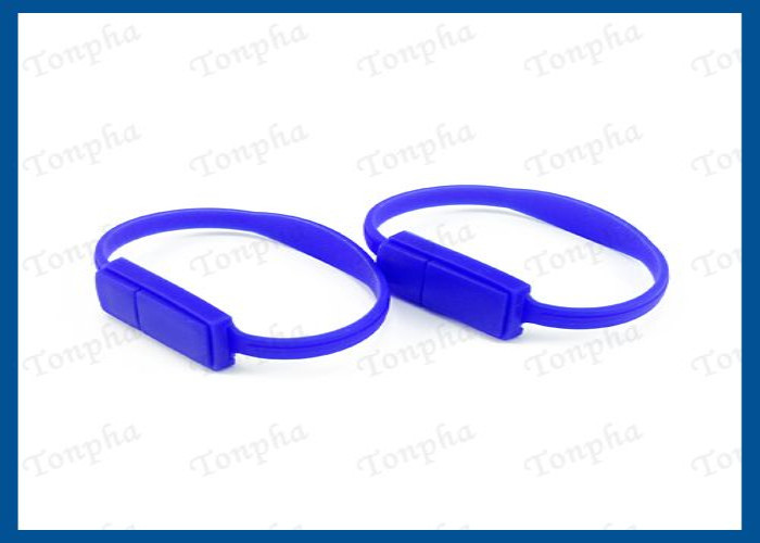 Colorful Wrist Usb Flash Drive , Wristband Usb Flash Drive Thumb Drives
