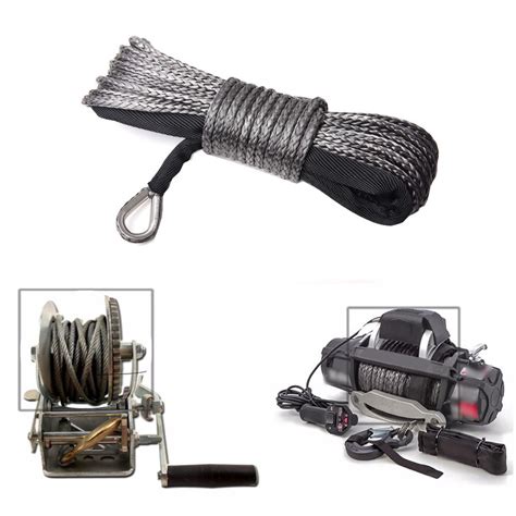 High durability 10mm 12 strand braided UHMWPE synthetic winch rope for customized support ODM
