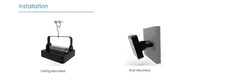 IP65 Modular Outdoor LED Tunnel Light For Warehouse Aluminum Body