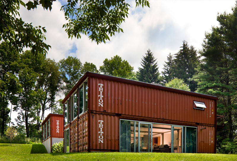 40 H Laundry Space Luxury Shipping Container House / Mobile Shipping Container Homes